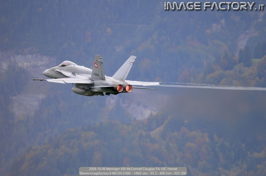 2009-10-08 Meiringen 550 McDonnell Douglas FA-18C Hornet